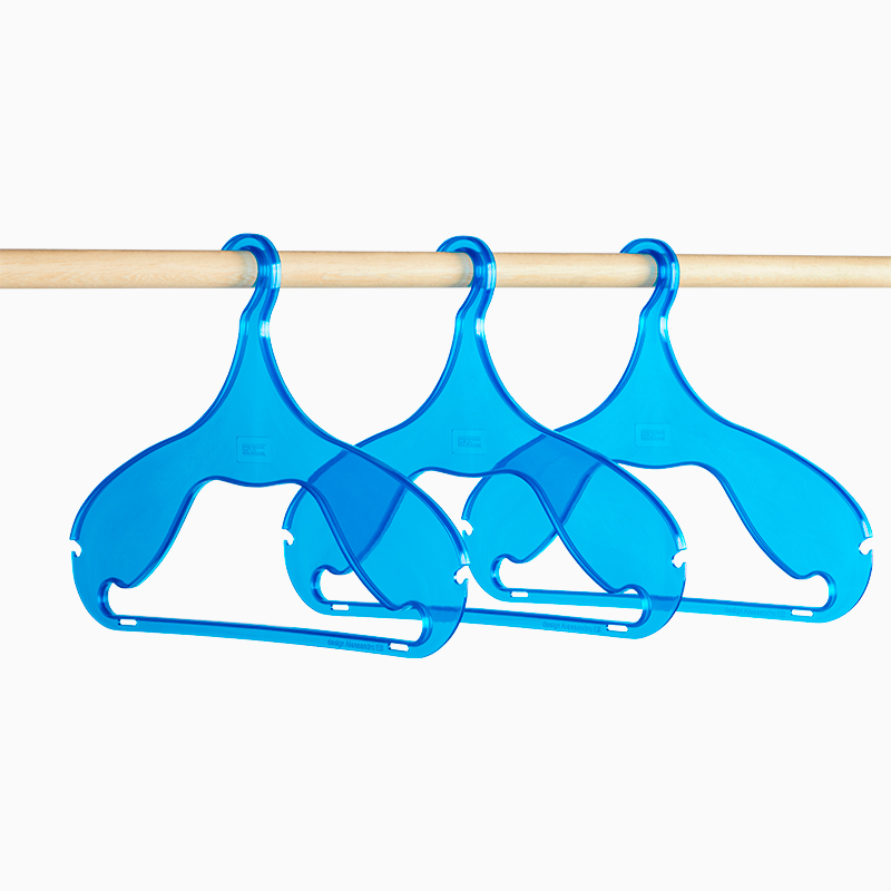 Dina Clothes hanger - transparent light blue 2